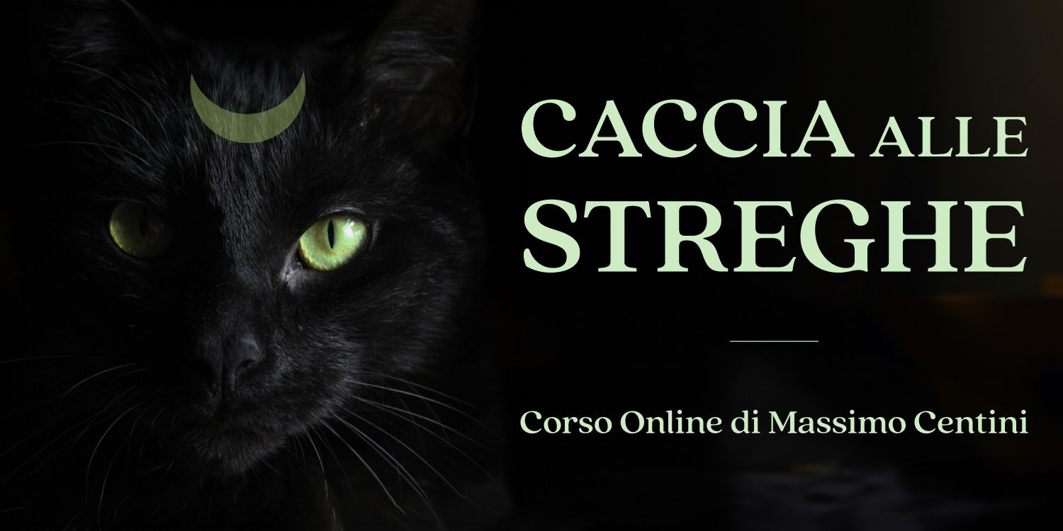 Copertina del corso online caccia alle streghe di Massimo Centini