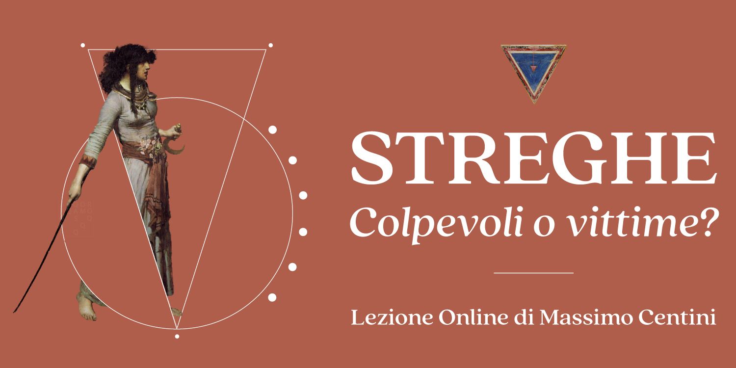 Copertina della lezione online sulla stregoneria di Massimo Centini