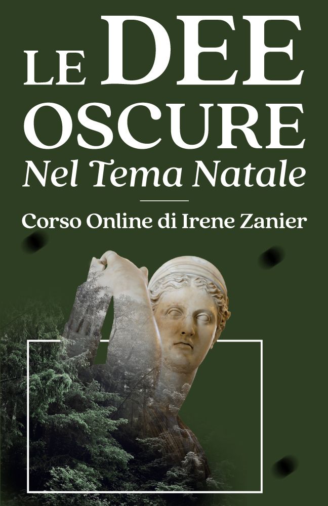 Copertina del corso online Le dee oscure nel tema natale di Irene Zanier